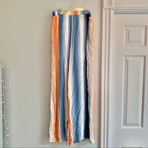 Gradient Striped Flowy Pants